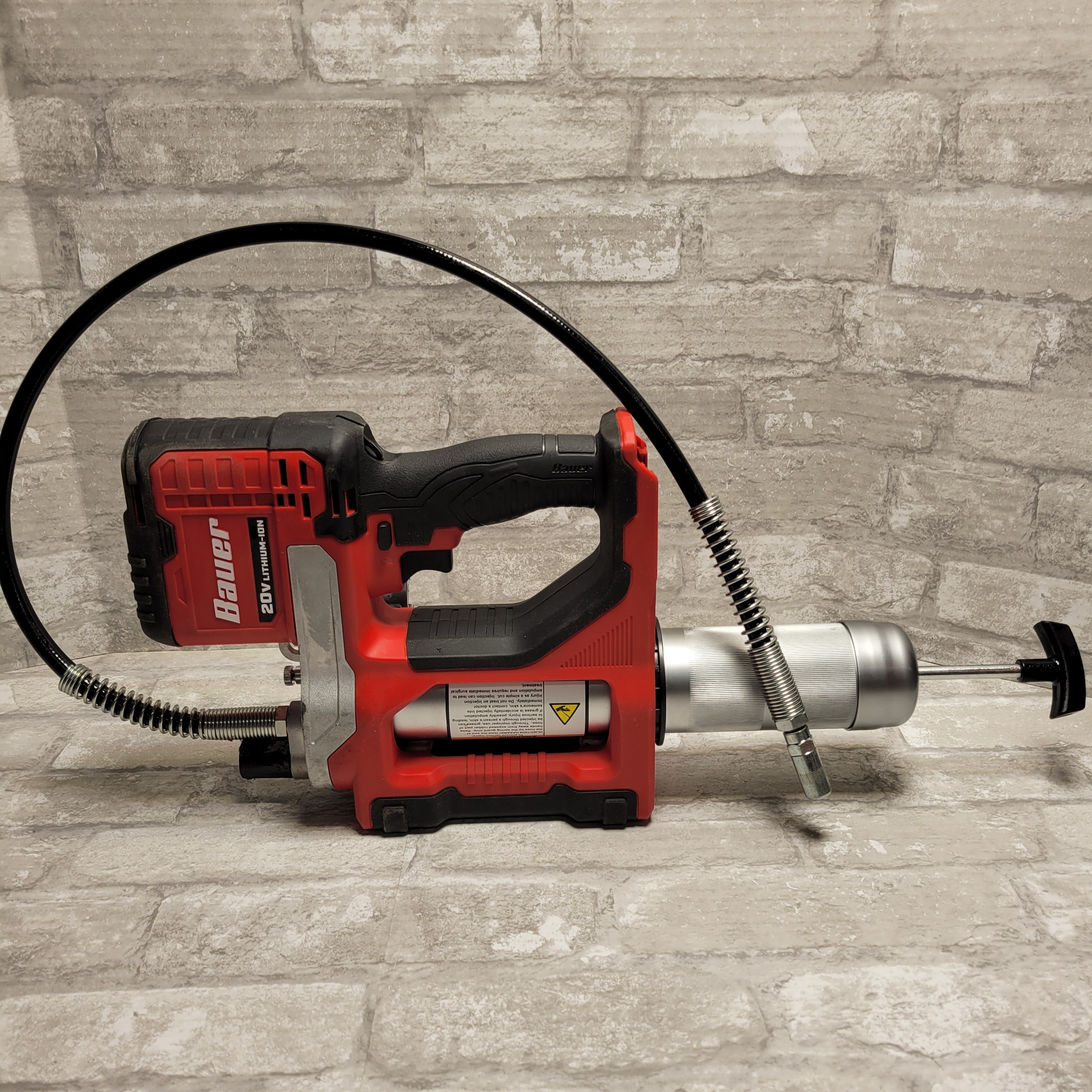 Bauer 20V Cordless Variable Speed Grease Gun - 58608 *READ DESCRIPTION* (8041990357230)